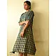 shop Ajrakh Block Printed Cotton Dress
