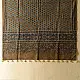 Brown and Indigo dual-toned Ajrakh dupatta with bold ethnic motifs