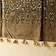 Brown and Indigo dual-toned Ajrakh dupatta with bold ethnic motifs