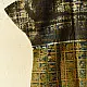 moss green mustard gold indigo blue charcoal ajrakh cotton top horizontal geometric grid block print hand block printed boxy fit artisanal blouse women sustainable fashion natural dyed