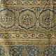 moss green teal blue ajrakh cotton stole hand block printed floral vine jaal body ornate circular medallion border traditional artisanal scarf sustainable fashion natural dyed with tassels