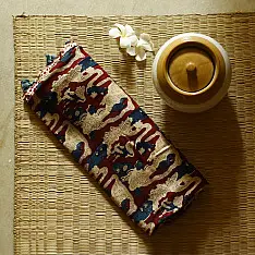 Shruti | Ajrakh Block Printed Modal Silk Saree
