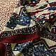 cream indigo blue madder red ajrakh cotton saree hand block printed floral vine pallu interlocking circular motifs traditional ethnic wear sustainable fashion natural dyed
