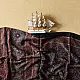 black madder red indigo blue ajrakh modal silk dupatta hand block printed floral mandala jaal body ornate paisley kalka pallu traditional mihrab arched detail wedding festive wear sustainable luxury natural dyed with tassels