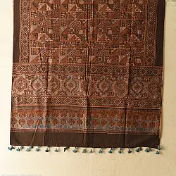 Sakhi . सखी ⁂ Ajrakh Block Printed Pure Cotton Dupatta  (06)