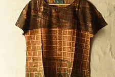 Natural Dyed ~ Ajrakh Prints - Cotton Top