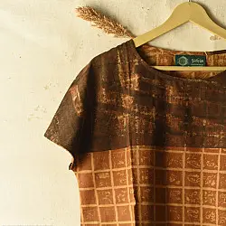 Natural Dyed ~ Ajrakh Prints - Cotton Top