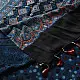 deep indigo blue madder red ajrakh modal silk saree hand block printed geometric buti body bundi medley polka dot pallu traditional ethnic wear sustainable luxury natural dyed with tassels