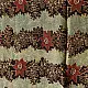 mulberry silk ajrakh dupatta horizontal floral stripe block print minaret teardrop border madder red indigo hand block printed natural dyed silk dupatta