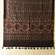Handcrafted Ajrakh block print pure cotton dupatta in madder tones