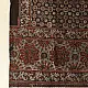 Handcrafted Ajrakh block print pure cotton dupatta in madder tones