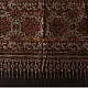 Handcrafted Ajrakh block print pure cotton dupatta in madder tones