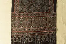 Amoha . अमोहा | Ajrakh Block Printed Cotton Stole ~ A