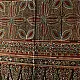 indigo blue madder red ajrakh cotton stole hand block printed floral mandala jaal body ornate petal motif border traditional mihrab arched detail artisanal scarf sustainable fashion natural dyed with tassels