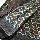 deep indigo blue madder red ajrakh saree hand block printed hexagonal honeycomb beehive jaal ornate floral pallu traditional ethnic wear sustainable fashion natural dyed with tassels