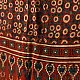madder red indigo blue ajrakh modal silk dupatta hand block printed paisley kalka jaal body ornate circular bundi medallion pallu traditional mihrab arched detail wedding festive wear sustainable luxury natural dyed with tassels