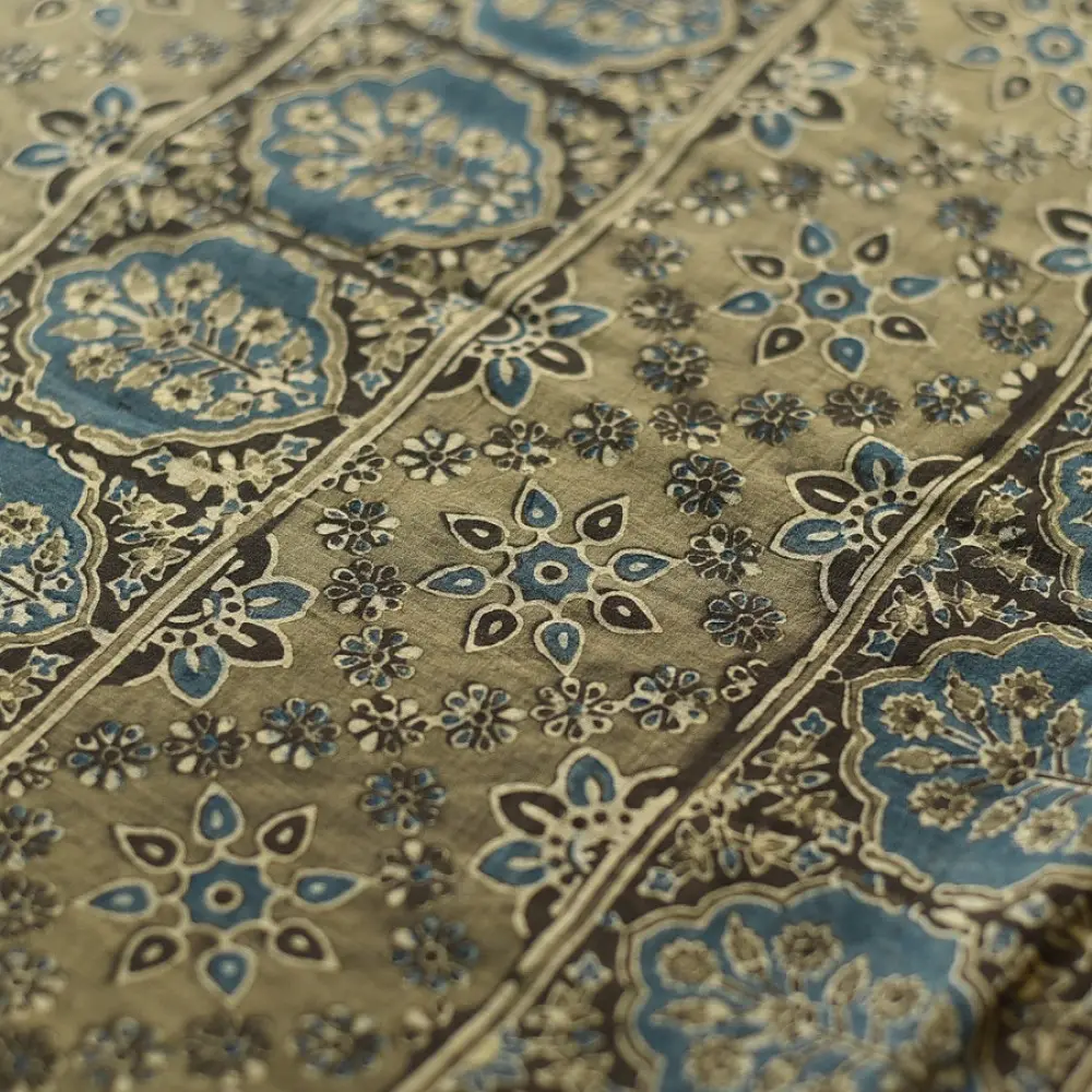 Online Ajrakh Mul Soft Cotton Saree