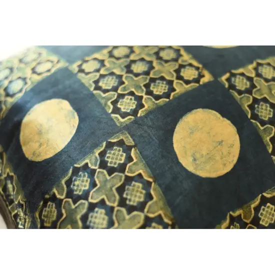 shop Ajrakh Printed Mashru Cushion Cover