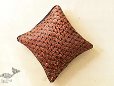 Mashru Cushion Cover ~ Ajrakh Printed