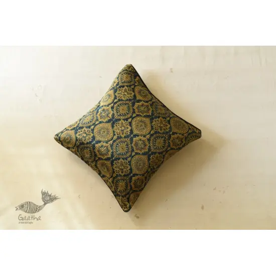 shop Ajrakh Printed Cushion Cover