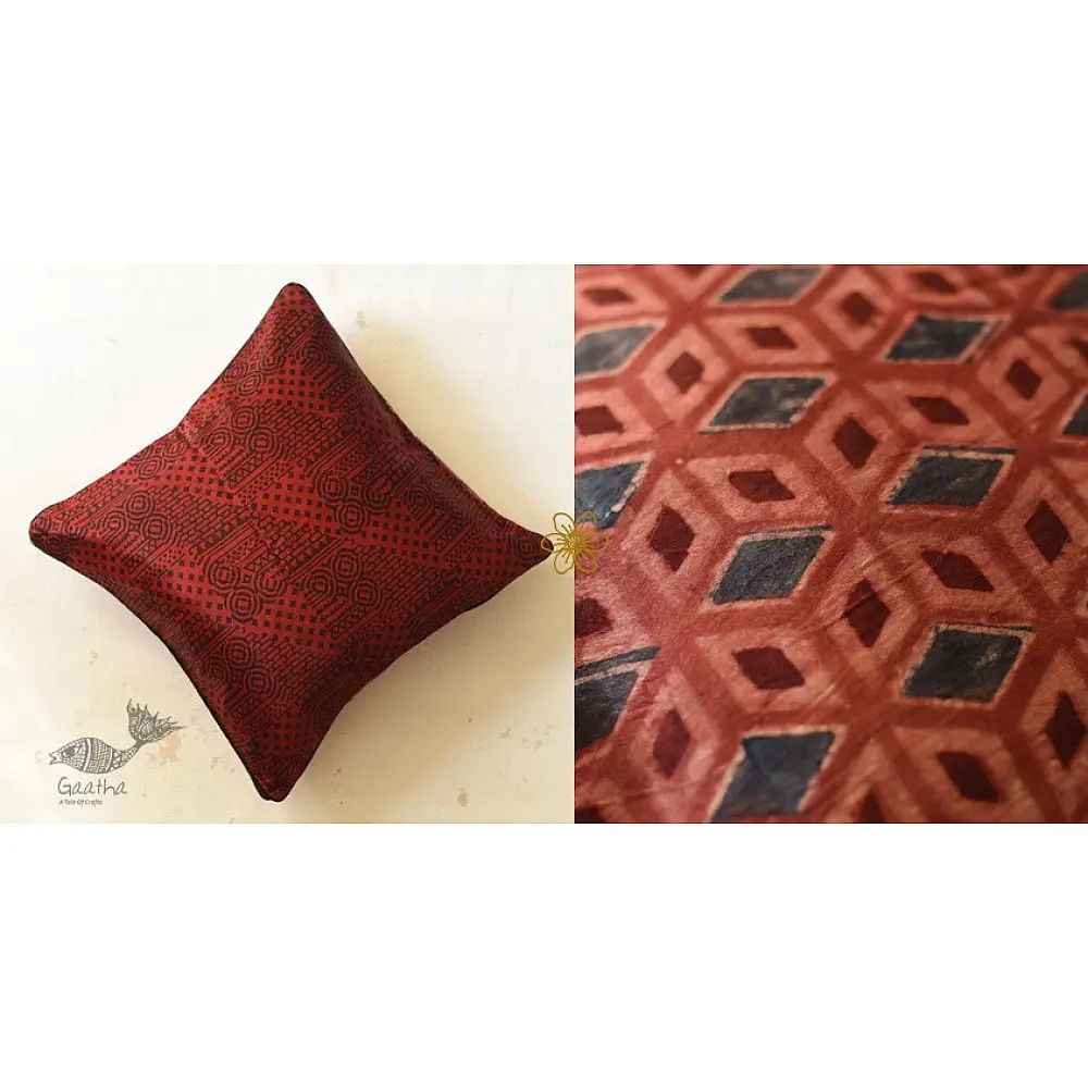 shop ajrakh cushion cover