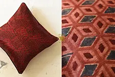 Ajrakh Block Printed ~ Cushion Cover