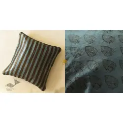 Ajrakh Stripe Printed Cushion Cover