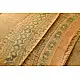 shop handmade ajrakh printed Tussar Silk saree