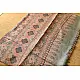 shop handmade ajrakh printed Tussar Silk saree