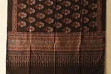 Sakhi . सखी ⁂ Ajrakh Block Printed Pure Cotton Dupatta (08)