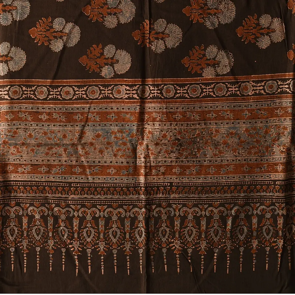 Shop Ajrakh Block Printed Pure Cotton Dupatta