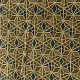 moss green teal blue ajrakh cotton stole hand block printed geometric star lattice body ornate mihrab arched border traditional artisanal scarf sustainable fashion natural dyed with tassels