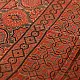 Online  Ajrakh Block Printed Mul Cotton Red Saree