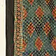 mulberry silk ajrakh dupatta black teal indigo blue diamond jaal block print geometric border terracotta red accents hand block printed natural dyed silk dupatta