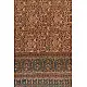 Handwoven Cotton - Ajrakh Block Printed Dupatta - Walnut Brown
