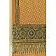 Ajrakh Block Printed Handloom Cotton Dupatta - Yellow