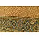 Ajrakh Block Printed Handloom Cotton Dupatta - Yellow