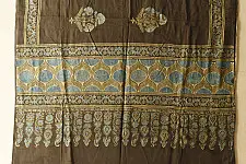 Sakhi . सखी ⁂ Ajrakh Block Printed Pure Cotton Dupatta  (10)