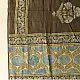 Dual-toned Ajrakh dupatta with natural dye finish