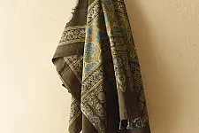 Sakhi . सखी ⁂ Ajrakh Block Printed Pure Cotton Dupatta  (10)