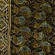 chocolate brown indigo teal ajrakh modal silk dupatta hand block printed floral vine jaal body ornate geometric lozenge pallu traditional mihrab arched detail wedding festive wear sustainable luxury natural dyed with tassels Fish Motif