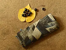 Charu . चारु | Ajrakh Block Print - Mul Mul Cotton Dark Brown Saree