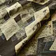 Online Ajrakh Block Print - Mul Mul Cotton Dark Brown Saree