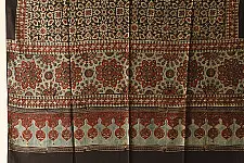 Sakhi . सखी ⁂ Ajrakh Block Printed Pure Cotton Dupatta (17)