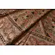 shop Ajrakh Block Printed - Mulberry Silk Saree