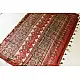 shop Ajrakh Ajrakh Mulberry Silk SareeAjrakh Mulberry Silk Saree - Flower Block Prints