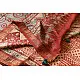 shop Ajrakh Ajrakh Mulberry Silk SareeAjrakh Mulberry Silk Saree - Flower Block Prints