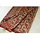 shop Ajrakh Ajrakh Mulberry Silk SareeAjrakh Mulberry Silk Saree - Flower Block Prints