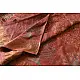 shop Ajrakh Tussar Silk Saree with Natural Dyed - Zari Border