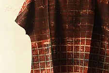 Natural Dyed ~ Ajrakh Printed Cotton Bat Wings Sleeve Top